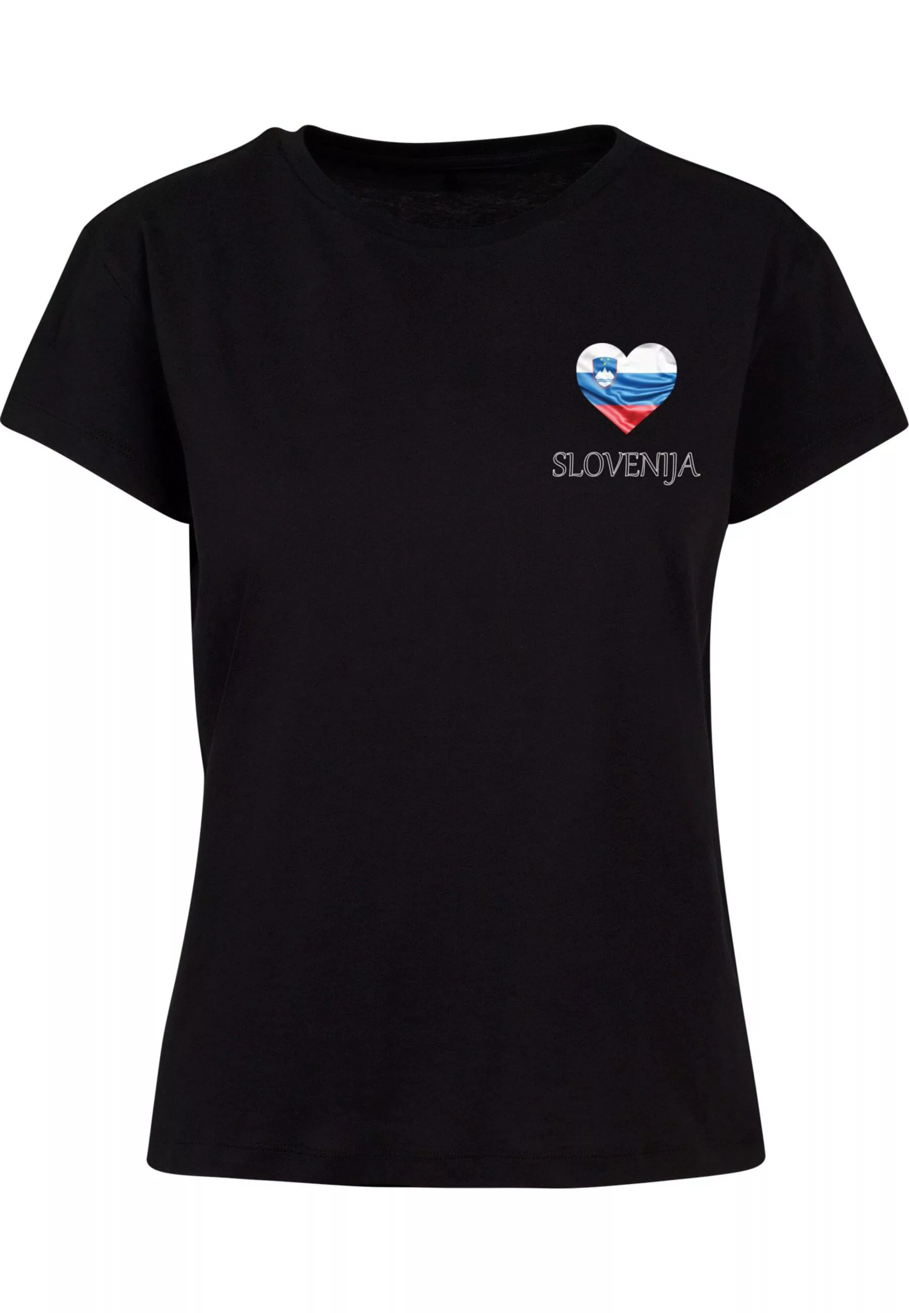 Merchcode T-Shirt "Merchcode Ladies Merchcode Football - Slovenia T-shirt" günstig online kaufen