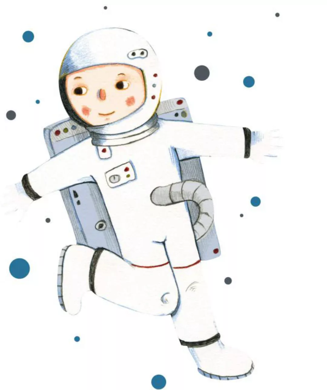 Wall-Art Wandtattoo "Fliegender Astronaut Junge", (1 St.), selbstklebend, e günstig online kaufen