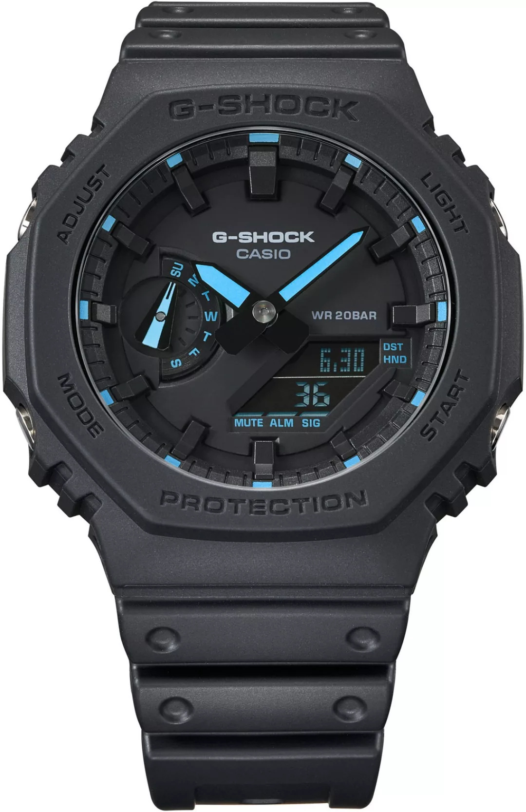 CASIO G-SHOCK Chronograph »GA-2100-1A2ER«, Quarzuhr, Armbanduhr, Herrenuhr, günstig online kaufen