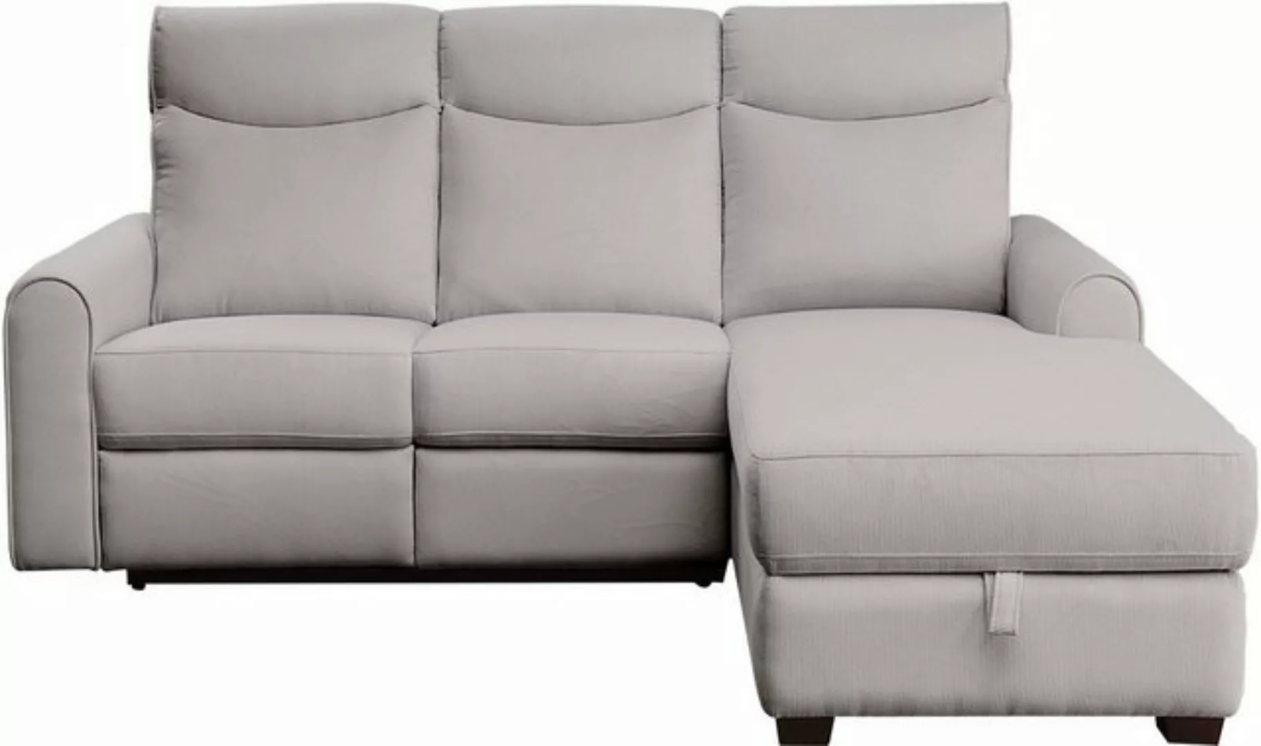 ATLANTIC home collection Ecksofa "Gero L-Form", mit Relaxfunktion und Staur günstig online kaufen