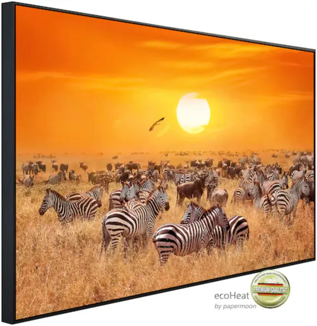 Papermoon Infrarotheizung »Afrikanische Antilopen und Zebras«, sehr angeneh günstig online kaufen