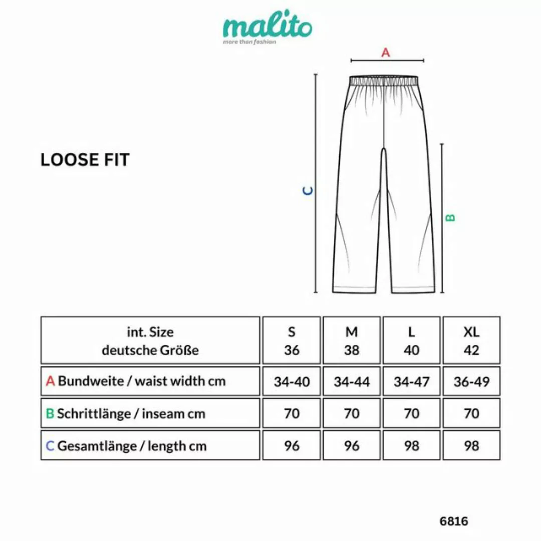 malito more than fashion Leinenhose 6816 Casual Leinenhose günstig online kaufen