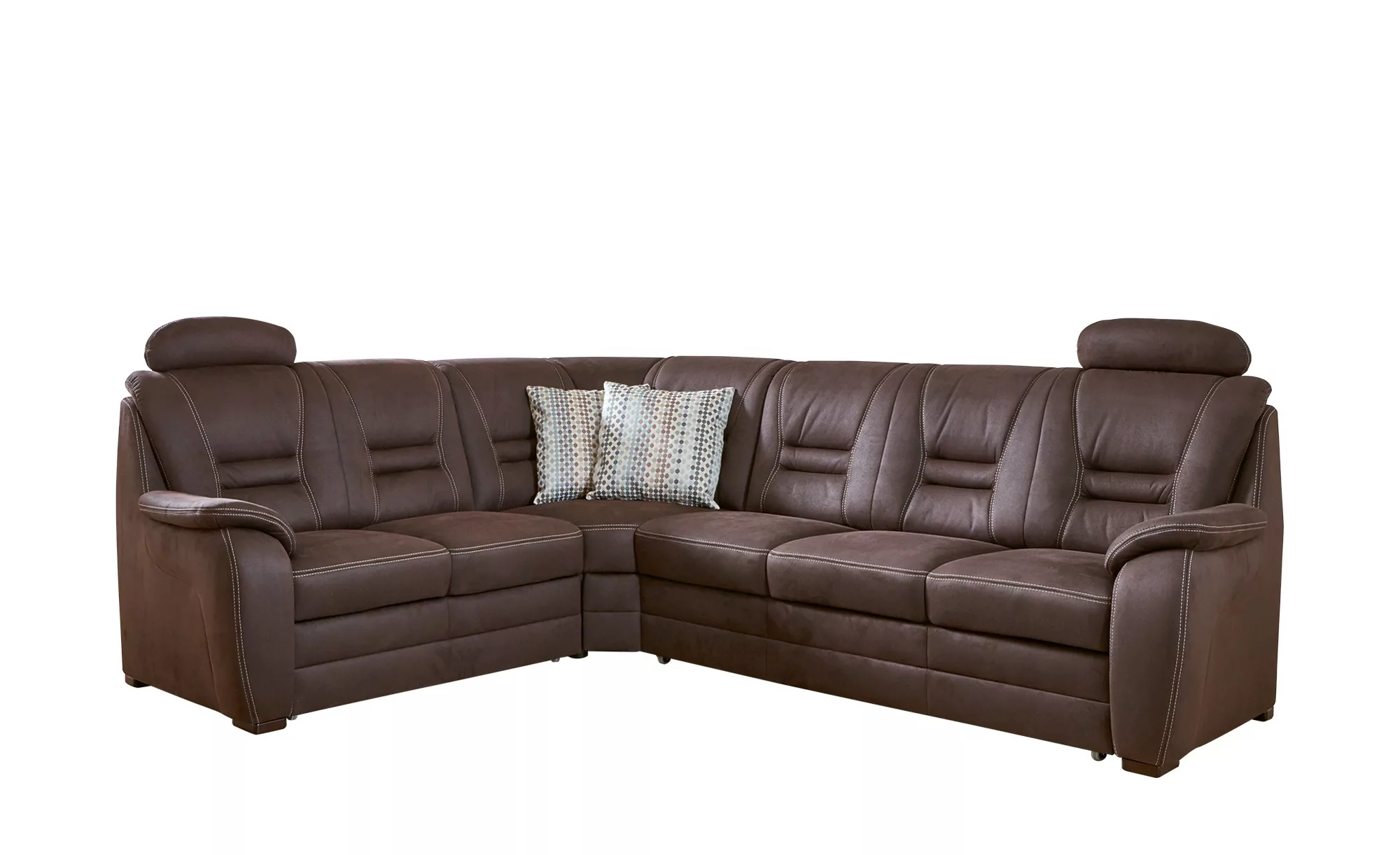 meinSofa Ecksofa  Franka ¦ braun ¦ Maße (cm): B: 234 H: 96 T: 286 Polstermö günstig online kaufen