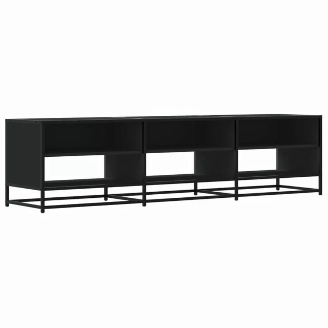 vidaXL TV-Schrank TV-Schrank Schwarz 180x40x46 cm Holzwerkstoff (1-St) günstig online kaufen