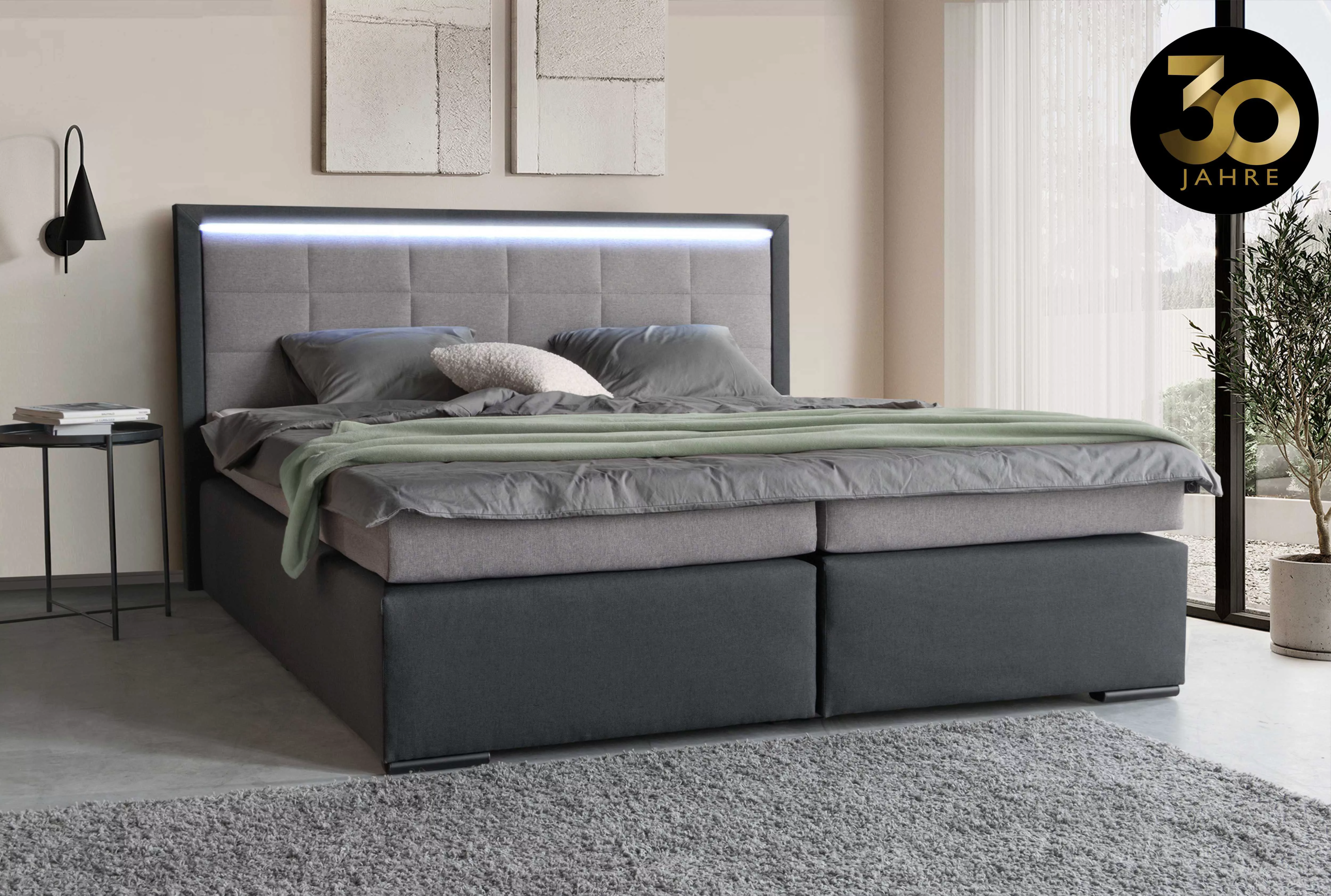 COLLECTION AB Boxspringbett 30 Jahre Jubiläums-Modell Athena, in H2,H3 & H4 günstig online kaufen