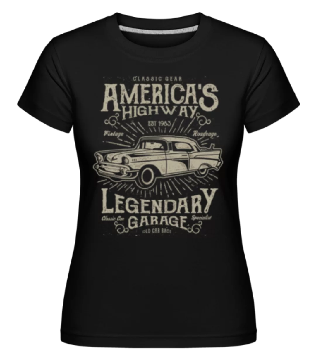 America's Highway · Shirtinator Frauen T-Shirt günstig online kaufen