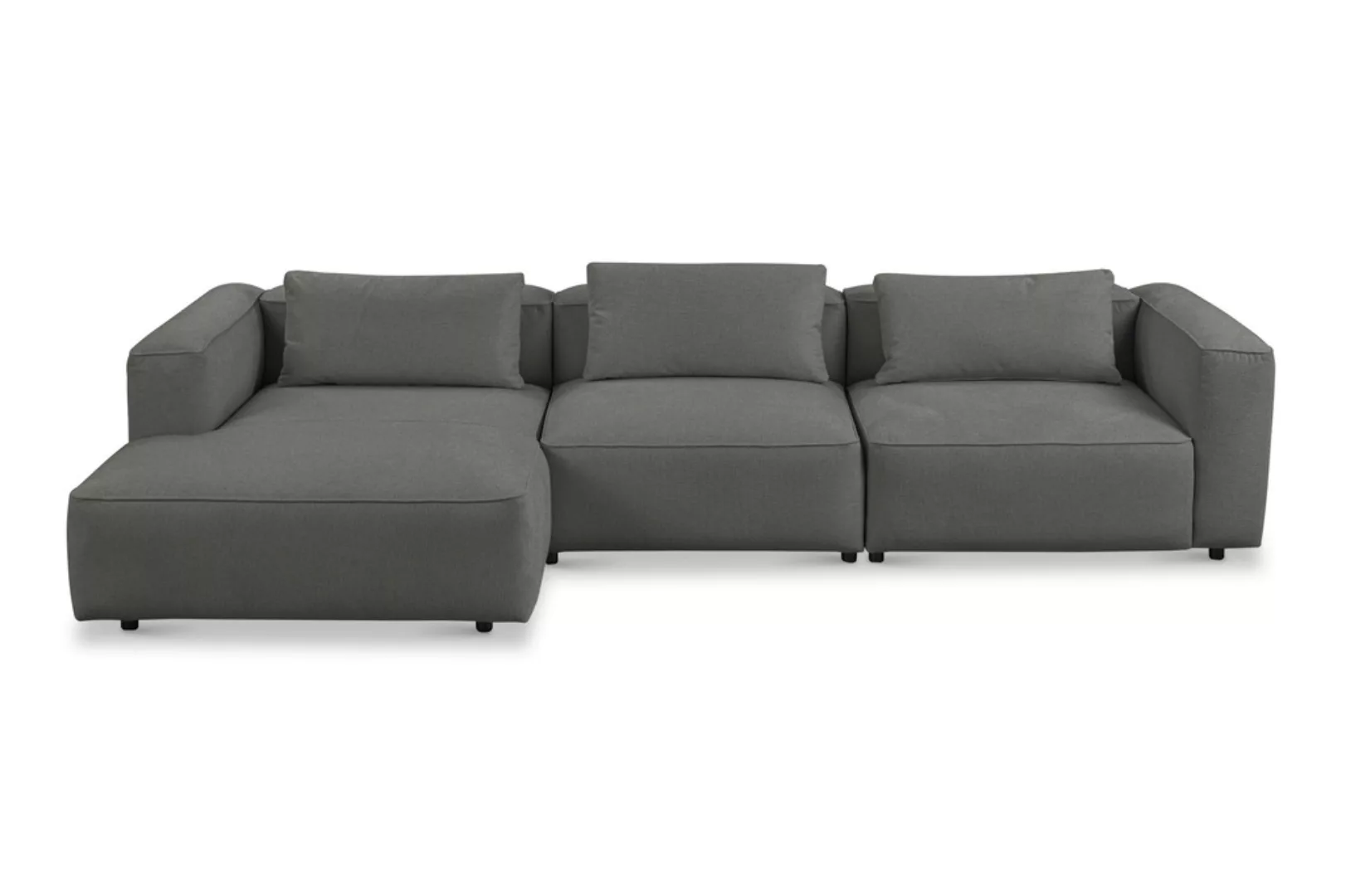 andas Ecksofa "Tvinnet", Breite 317 cm, extra tiefe Sitzfläche, kubisches S günstig online kaufen