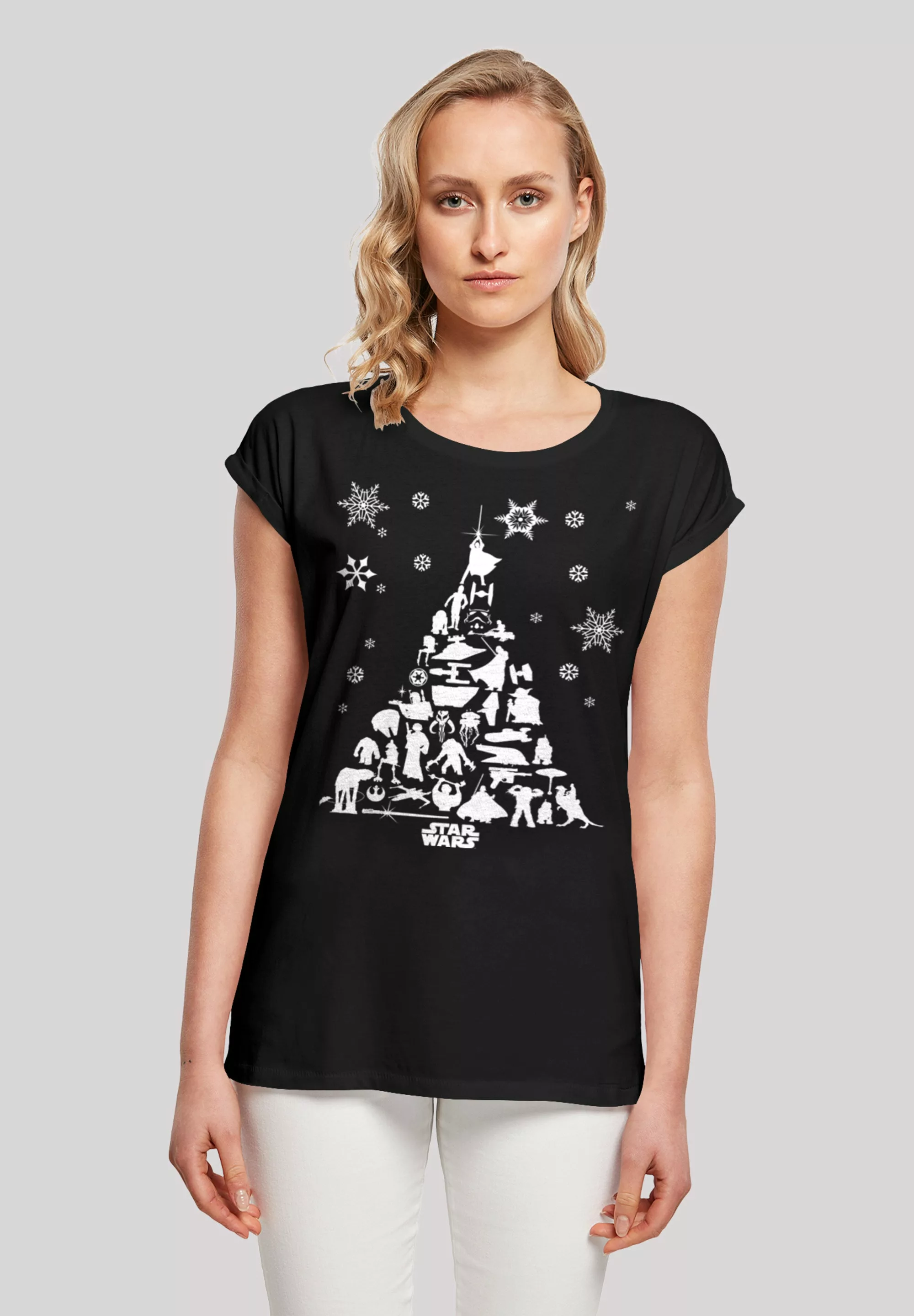 F4NT4STIC T-Shirt "Star Wars Christmas Weihnachtsbaum" günstig online kaufen