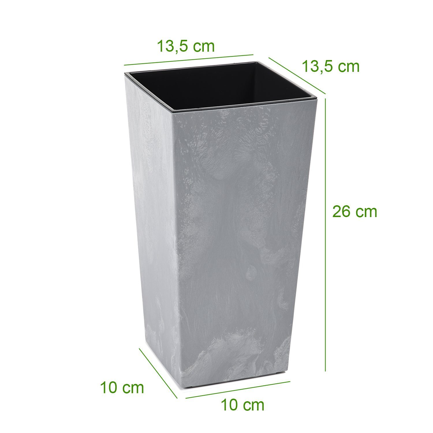 KAGM Pflanzkübel Blumenkübel Blumentopf in Betonoptik günstig online kaufen