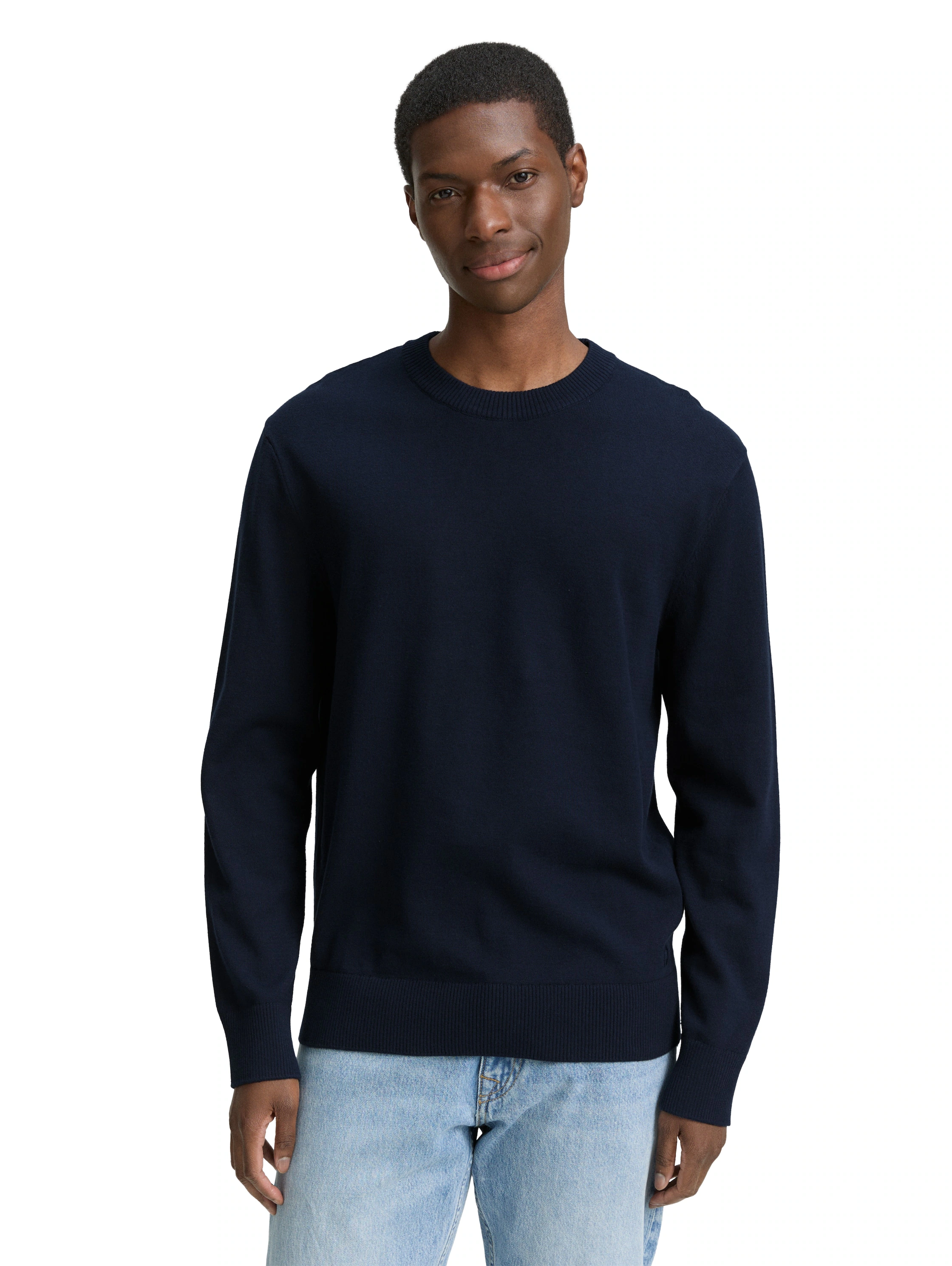 TOM TAILOR Denim Strickpullover, in melierter Optik günstig online kaufen