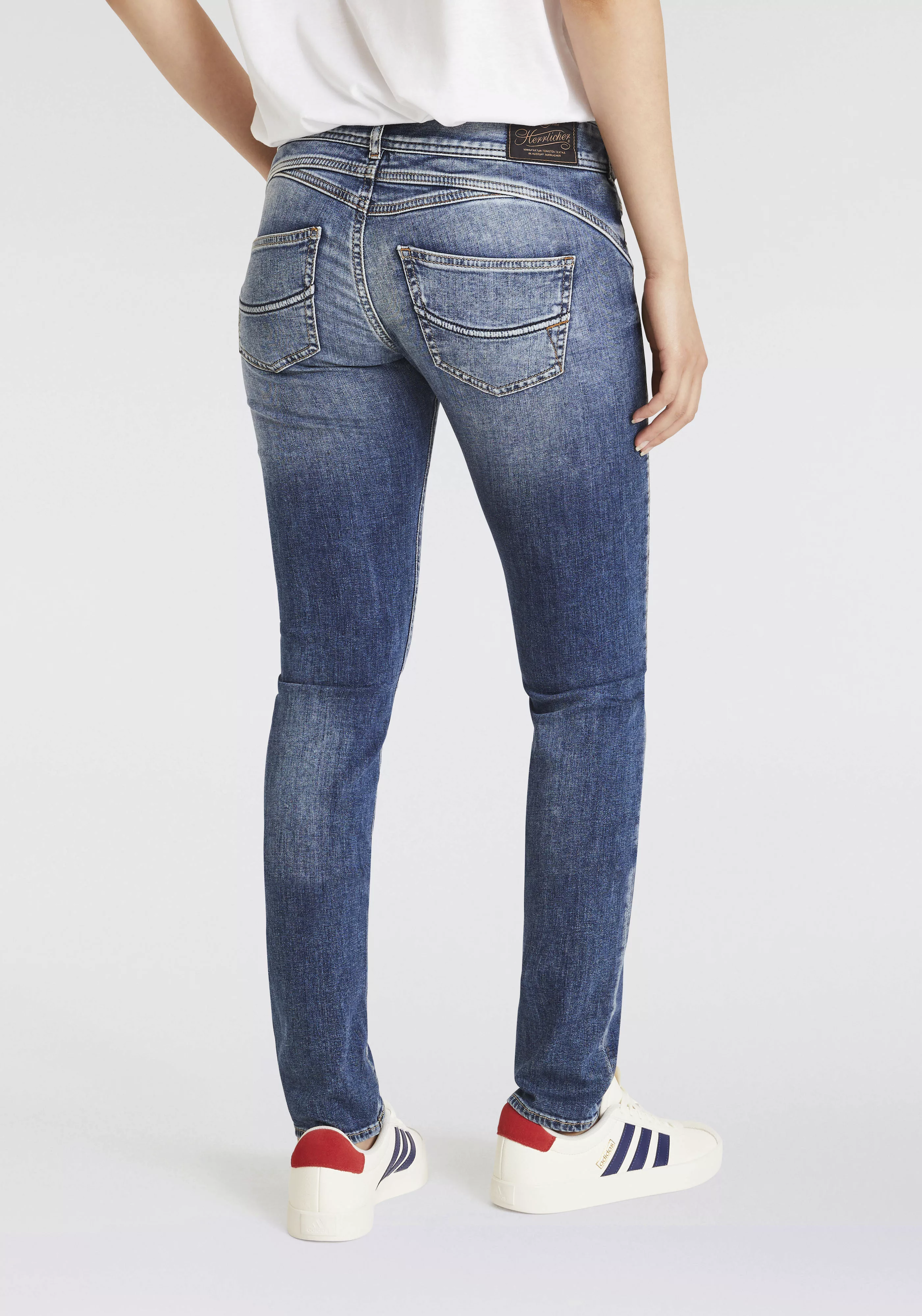 Herrlicher Slim-fit-Jeans Gila Slim Recycled Denim Stretch im Five-Pocket S günstig online kaufen