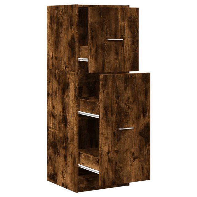 vidaXL Aktenschrank Küchenschrank Apothekerschrank Räuchereiche 40x41x118 c günstig online kaufen