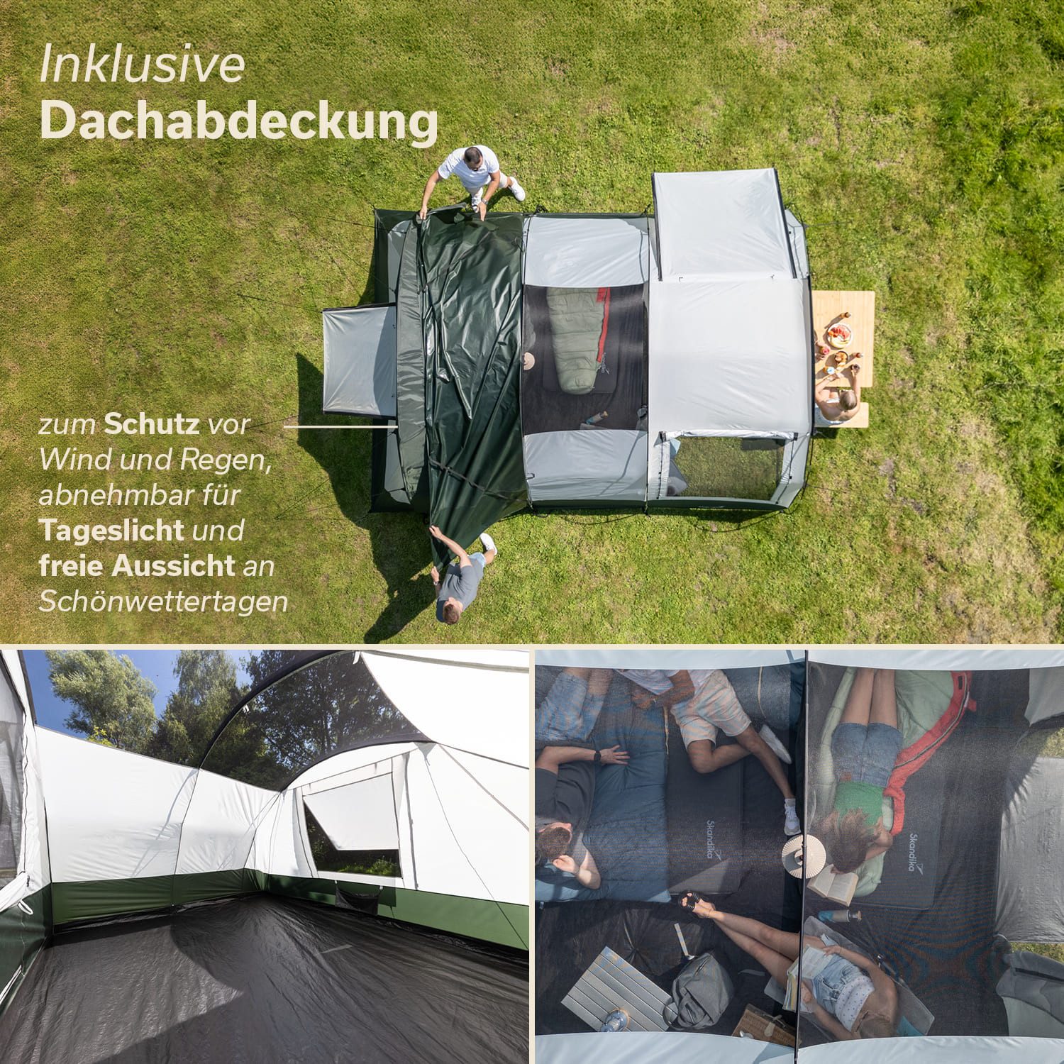Skandika Tunnelzelt Campingzelt, Familienzelt, Indal 5, günstig online kaufen