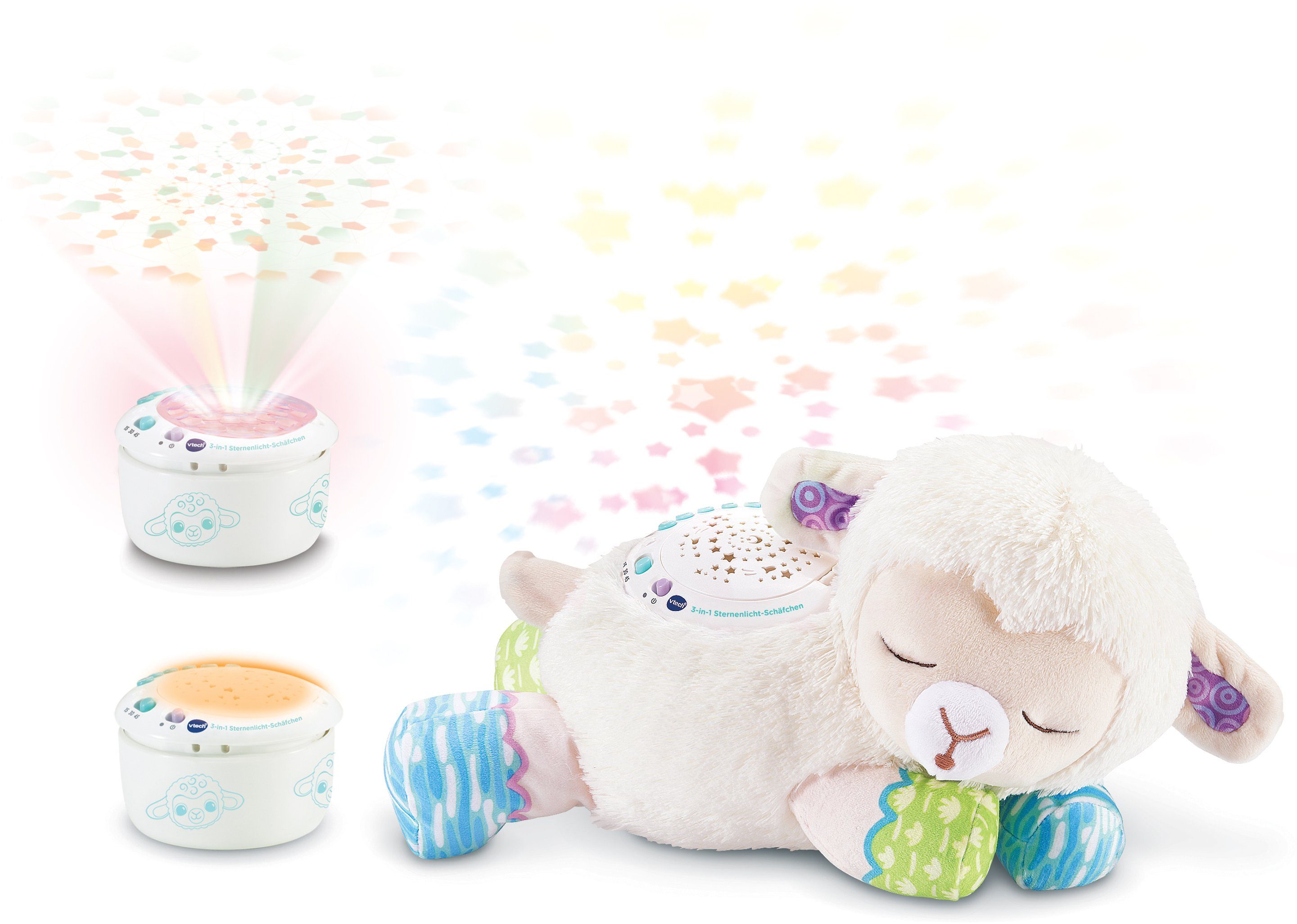 Vtech® Kuscheltier Vtech Baby, 3in1 Sternenlicht-Schäfchen, günstig online kaufen