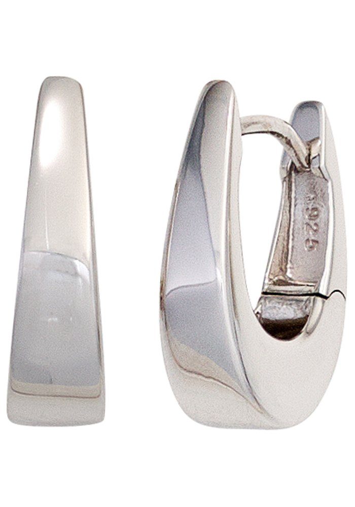 JOBO Paar Creolen, oval 925 Silber günstig online kaufen