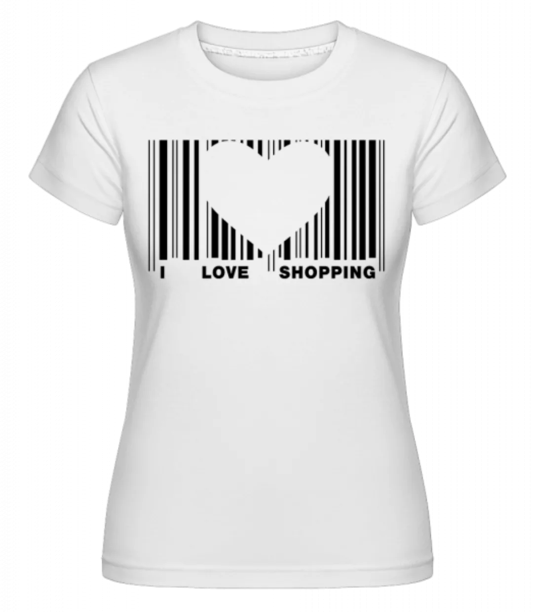 Barcode Love Shopping · Shirtinator Frauen T-Shirt günstig online kaufen