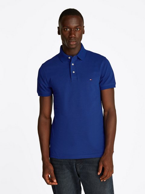 Tommy Hilfiger Poloshirt 1985 SLIM POLO hochwertige Baumwoll-Piqué-Qualität günstig online kaufen