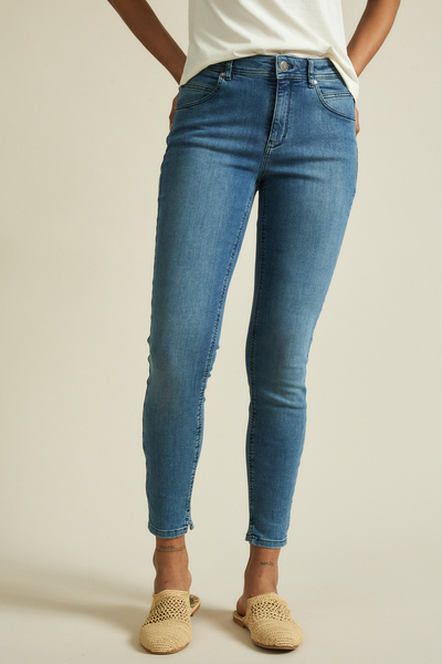 High-waist-jeans Gots Aus Bio-baumwolle günstig online kaufen