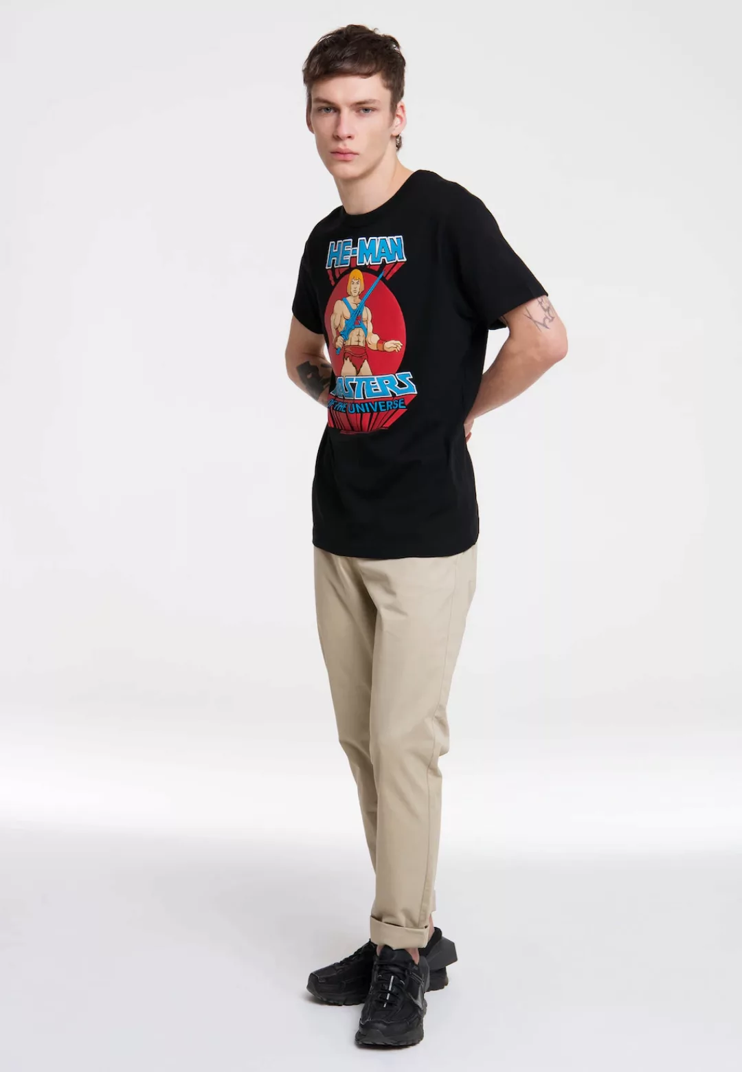 LOGOSHIRT T-Shirt "He-Man", mit großem Masters of the Universe-Aufdruck günstig online kaufen