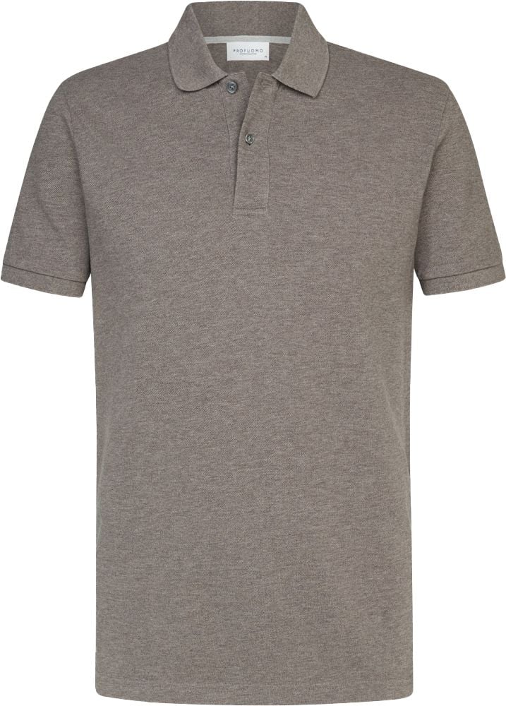 Profuomo Piqué Poloshirt Braun - Größe XL günstig online kaufen