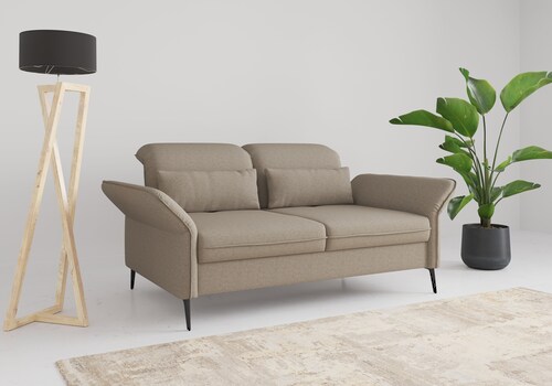 sit&more 2,5-Sitzer "Emely, inkl. Sitztiefenverstellung", wahlweise mit Bet günstig online kaufen