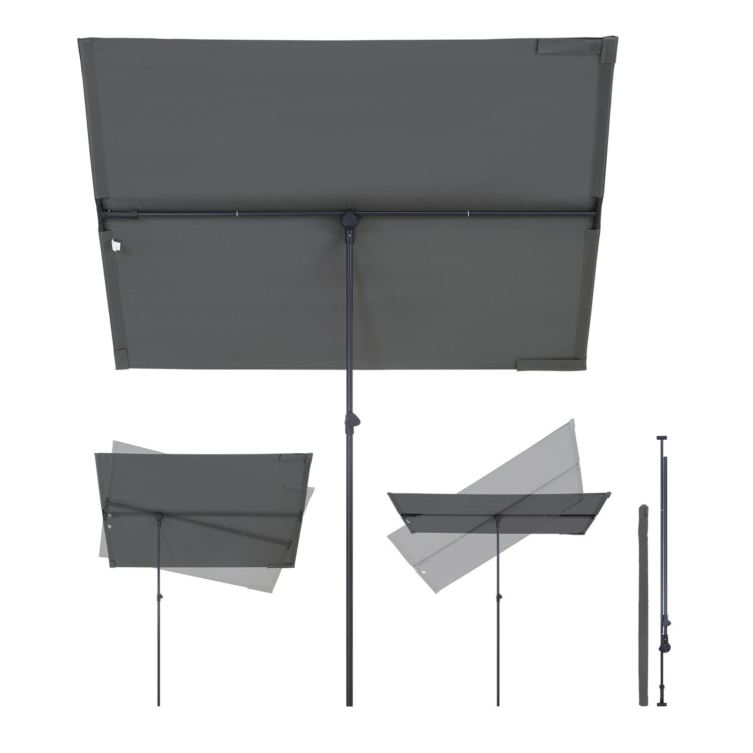 Sekey Sonnenschirm 180 x 130 cm günstig online kaufen