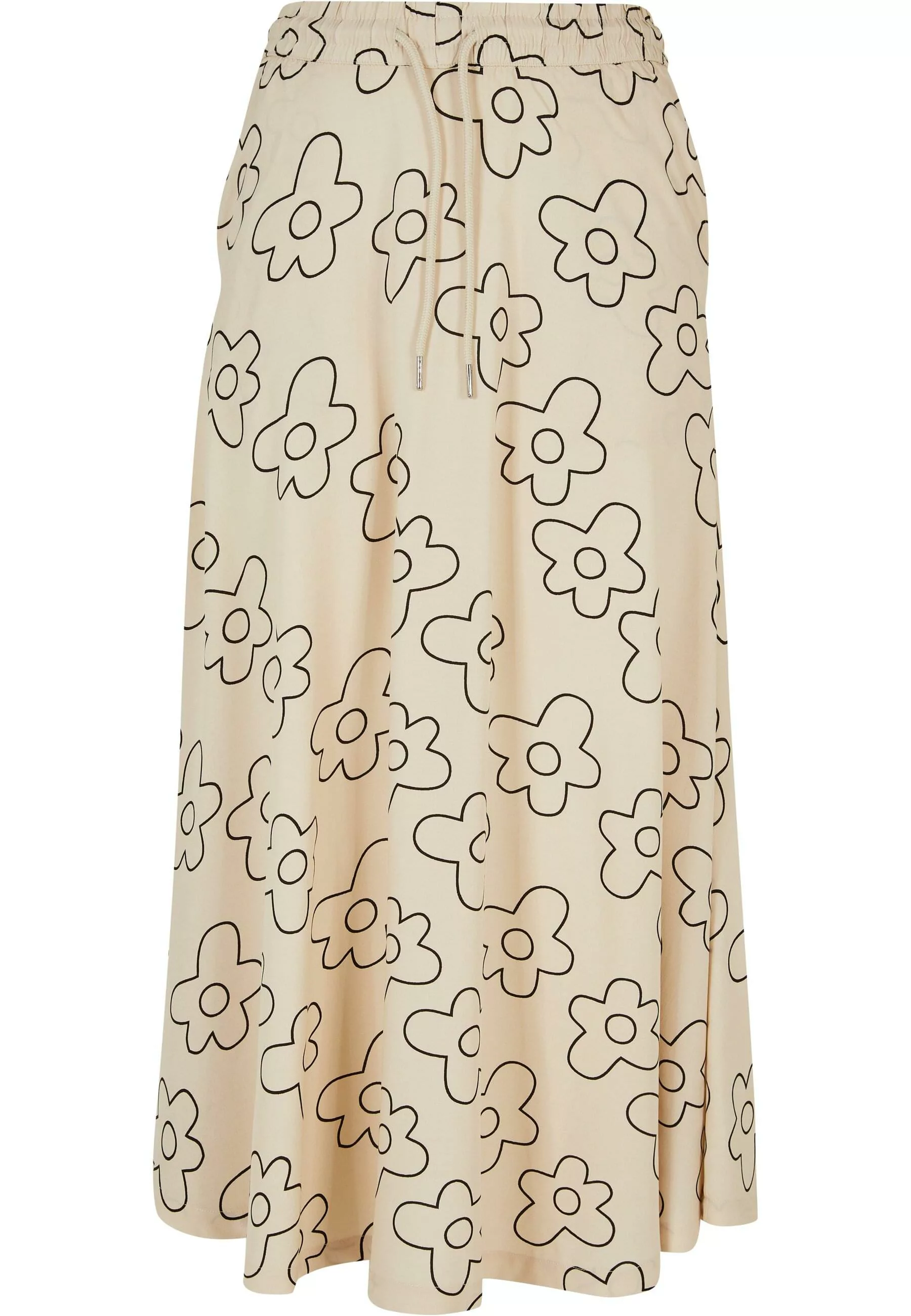 URBAN CLASSICS Jerseyrock "Urban Classics Damen Ladies Viscose Midi Skirt", günstig online kaufen