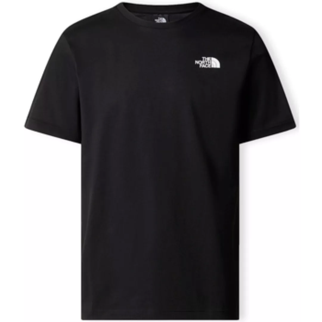 The North Face  T-Shirts & Poloshirts Redbox T-Shirt - Black/Optic Emerald günstig online kaufen
