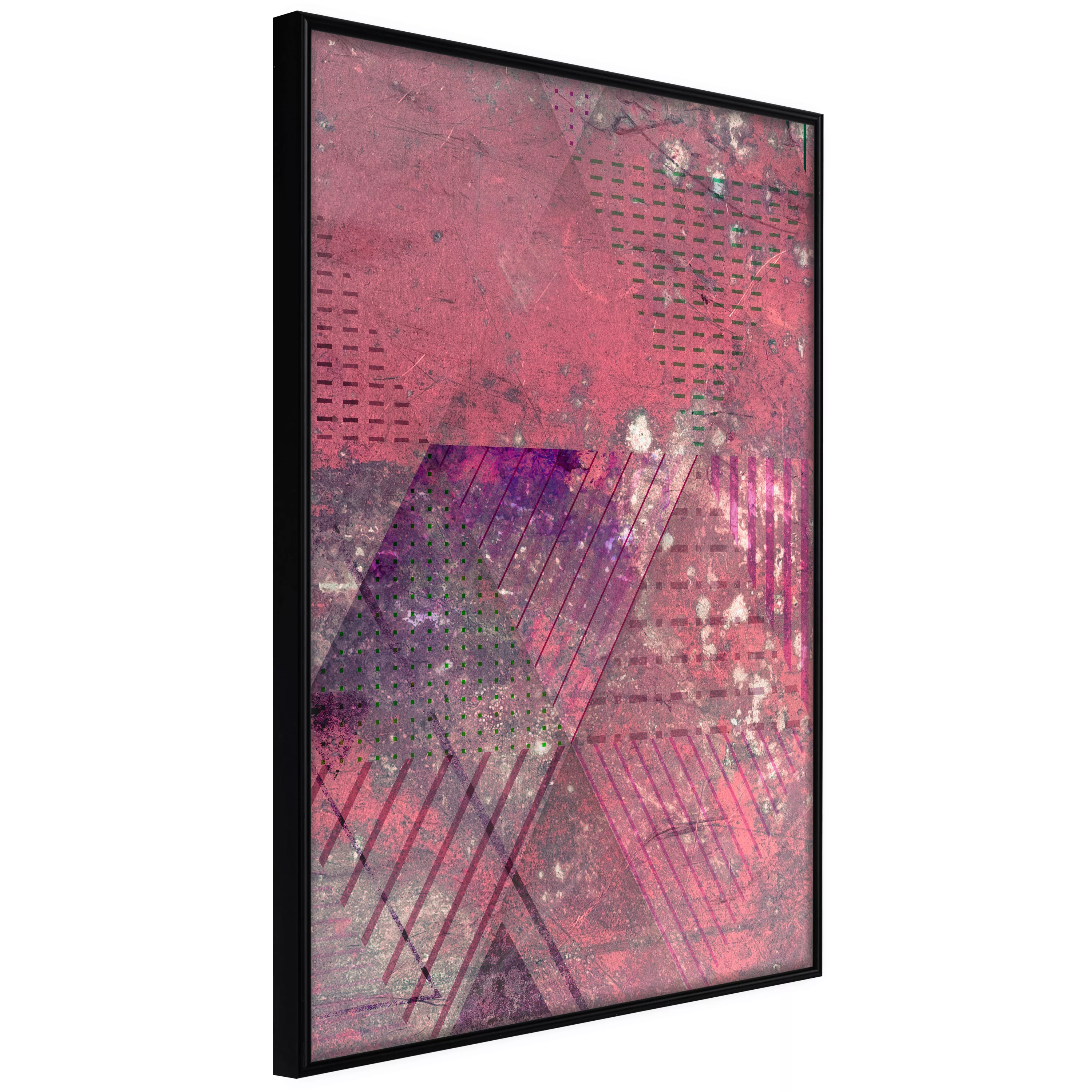 Poster - Pink Patchwork Iii günstig online kaufen