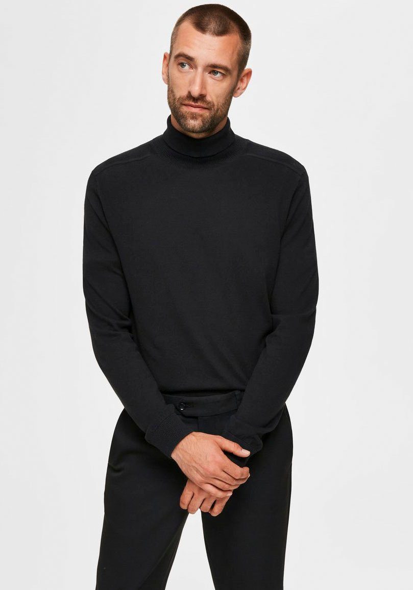 SELECTED HOMME Rollkragenpullover SLHBERG ROLL NECK günstig online kaufen