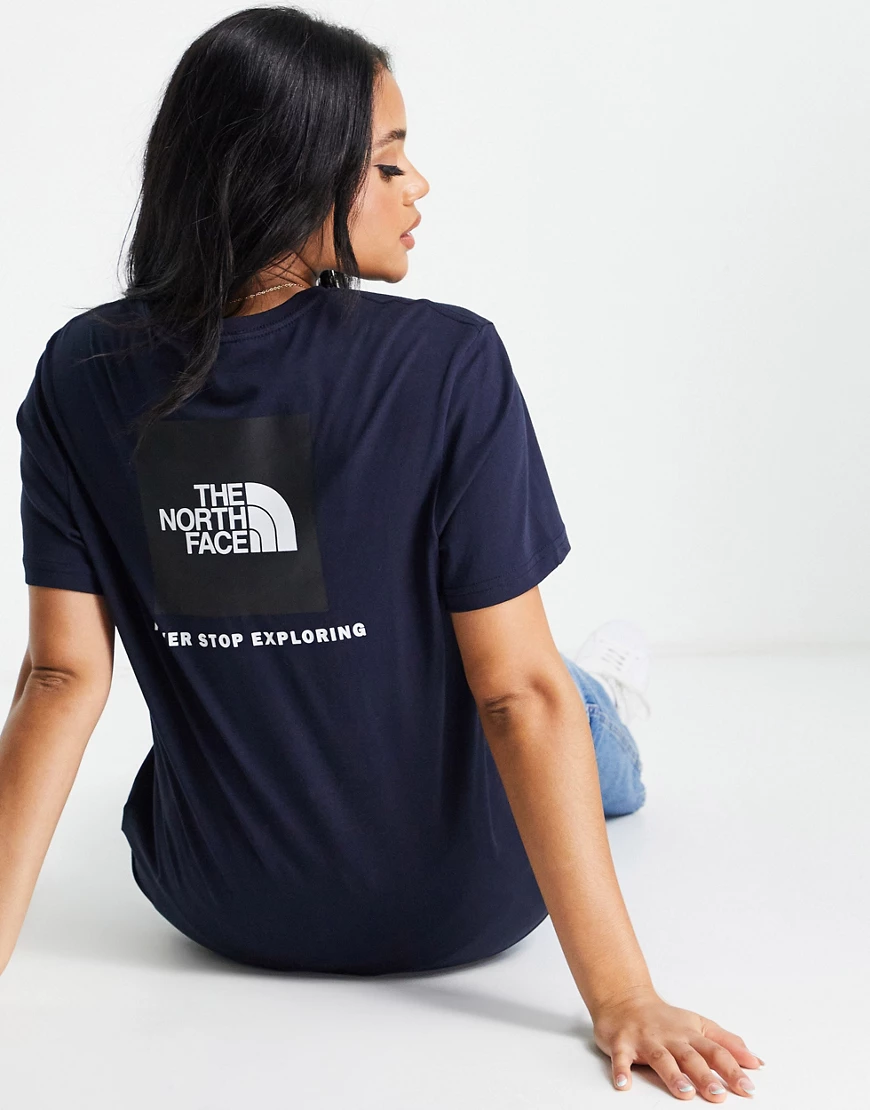 The North Face – Red Box – T-Shirt in Marine-Marineblau günstig online kaufen
