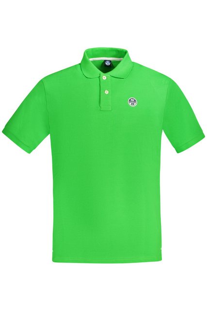 North Sails Poloshirt Grünes Kurzarm-Poloshirt für Herren mit Knöpfen günstig online kaufen