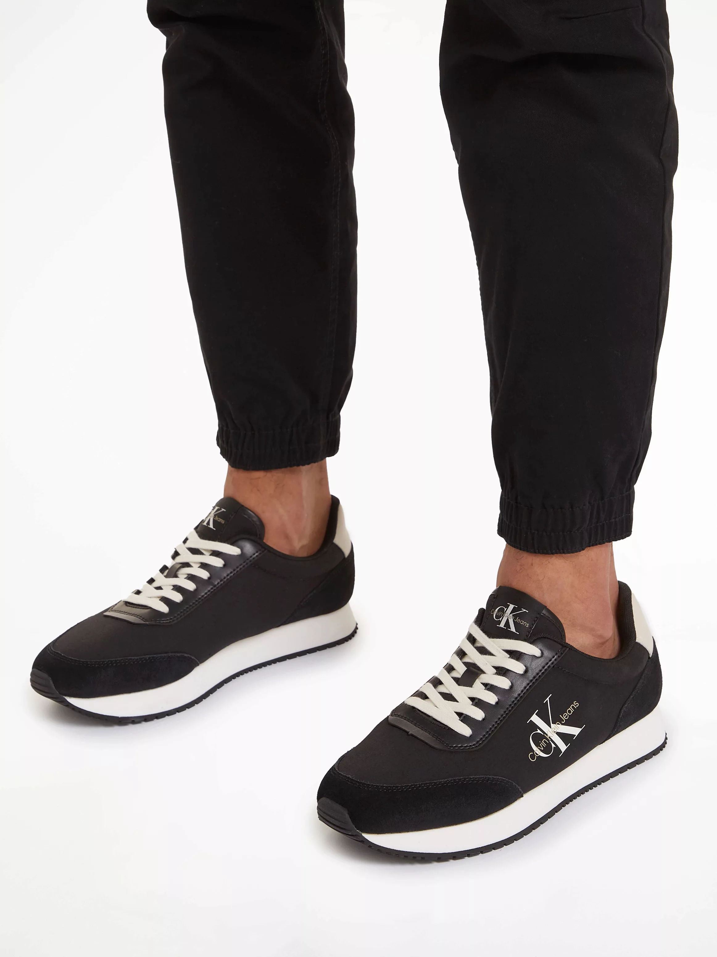 Calvin Klein Jeans Sneaker "RETRO RUNNER LOW MIX MTL", mit Plateausohle, Fr günstig online kaufen