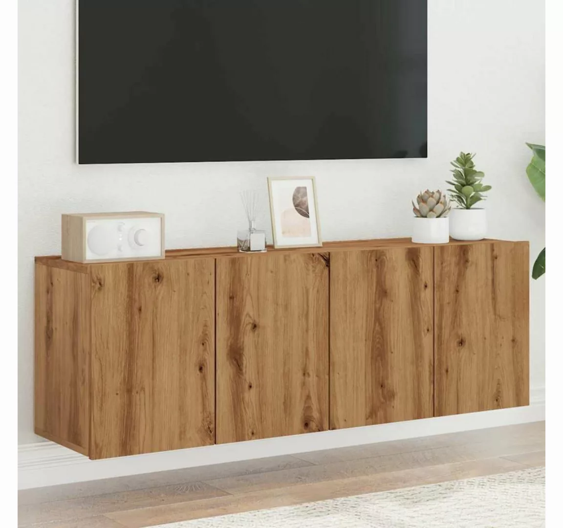 vidaXL TV-Schrank TV-Wandschränke 2 Stk. Artisan-Eiche 60x30x41 cm günstig online kaufen