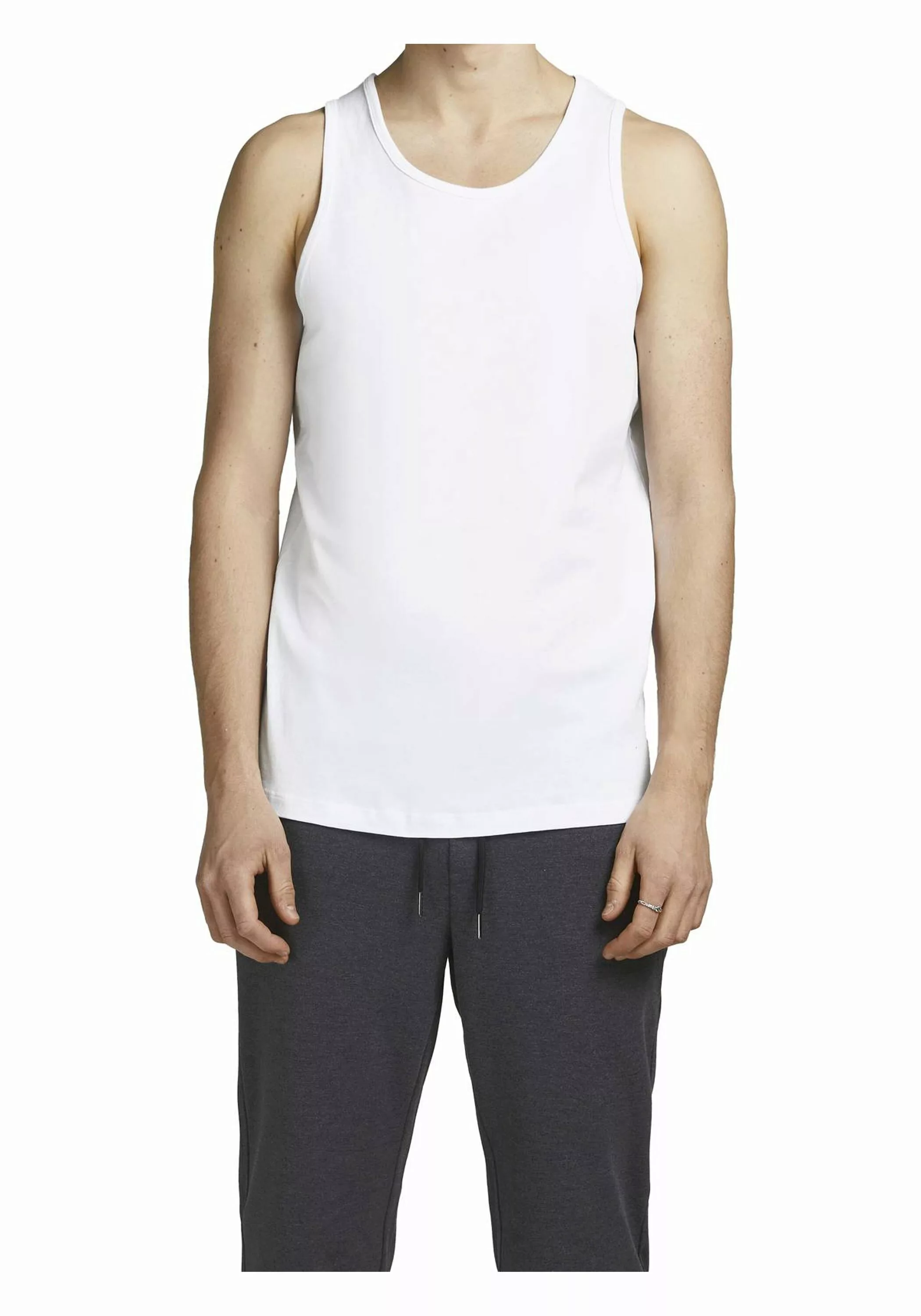 Jack & Jones Herren Rundhals Tank Top JACBASIC 2er PACK - Regular Fit günstig online kaufen