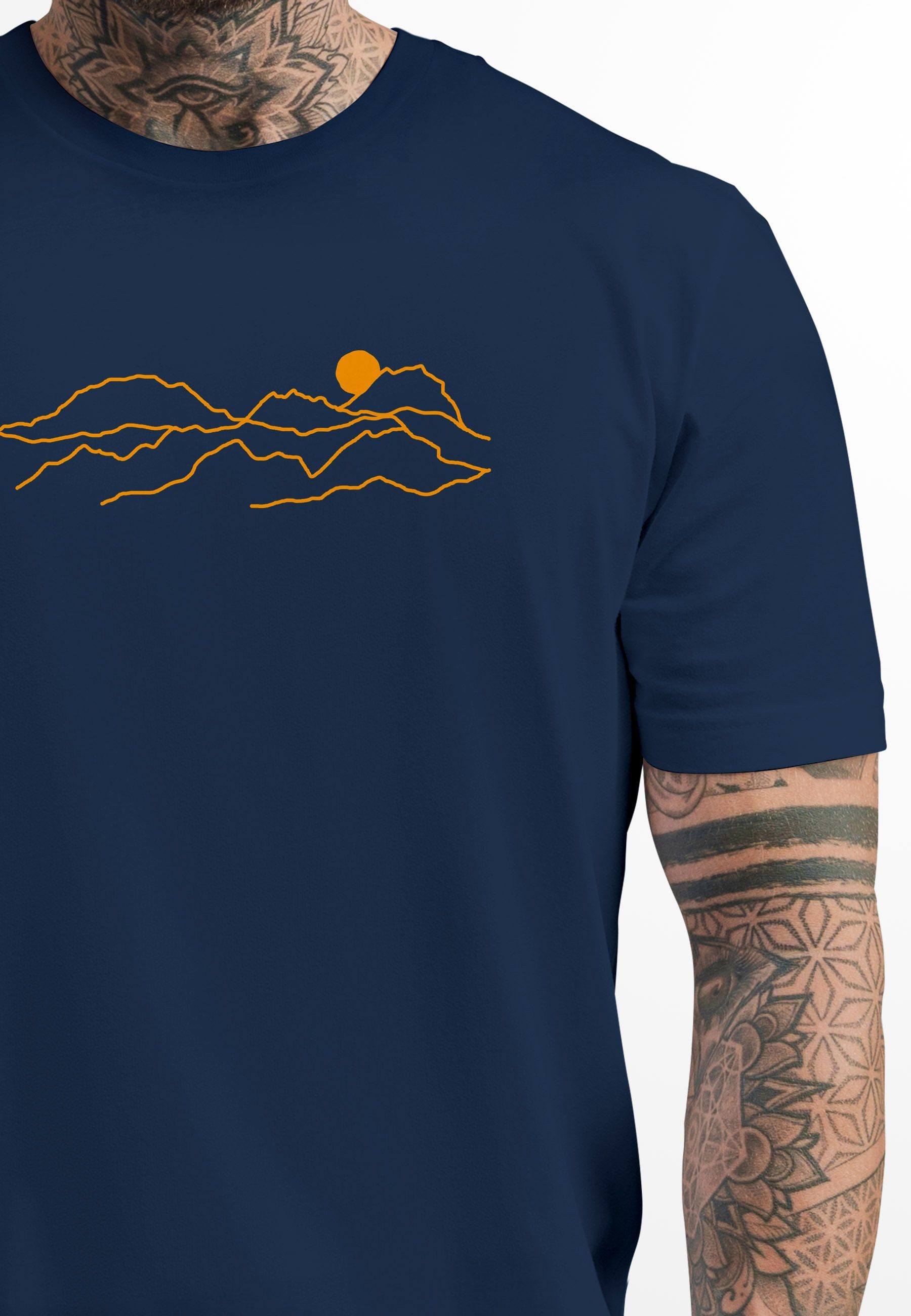 Neverless Print-Shirt Herren T-Shirt Fashion Printshirt günstig online kaufen