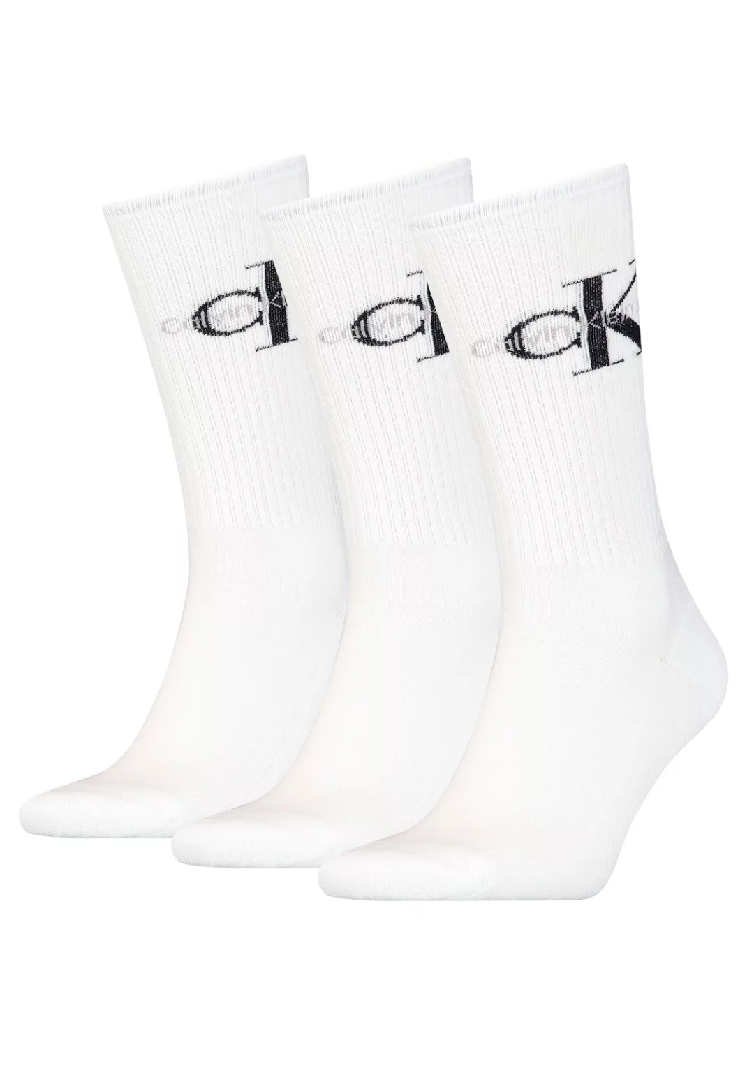 Calvin Klein Socken, (3 Paar), mit eingestricktem Logo im Bund günstig online kaufen