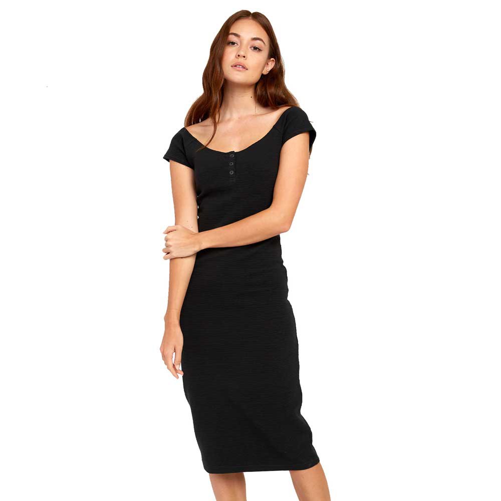 Rvca Stripped Down Kurzes Kleid XS Black günstig online kaufen