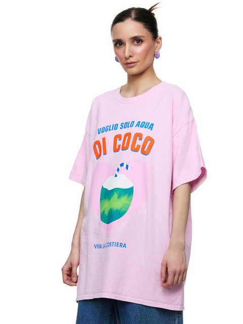 Worldclassca T-Shirt Worldclassca Oversized Print DI COCO T-Shirt Sommer Ob günstig online kaufen