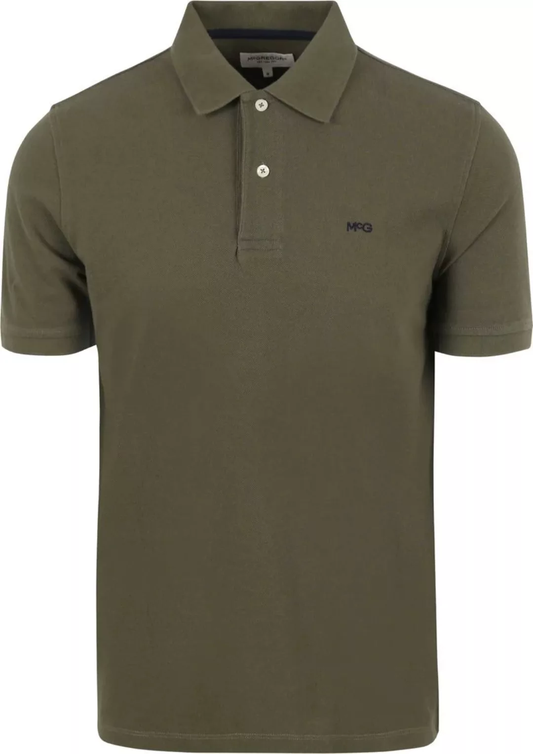 McGregor Classic Piqué Poloshirt Olivgrün - Größe S günstig online kaufen