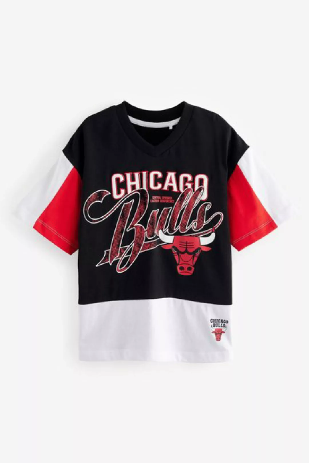 Next T-Shirt Lizenziertes T-Shirt NBA Chicago Bulls (1-tlg) günstig online kaufen