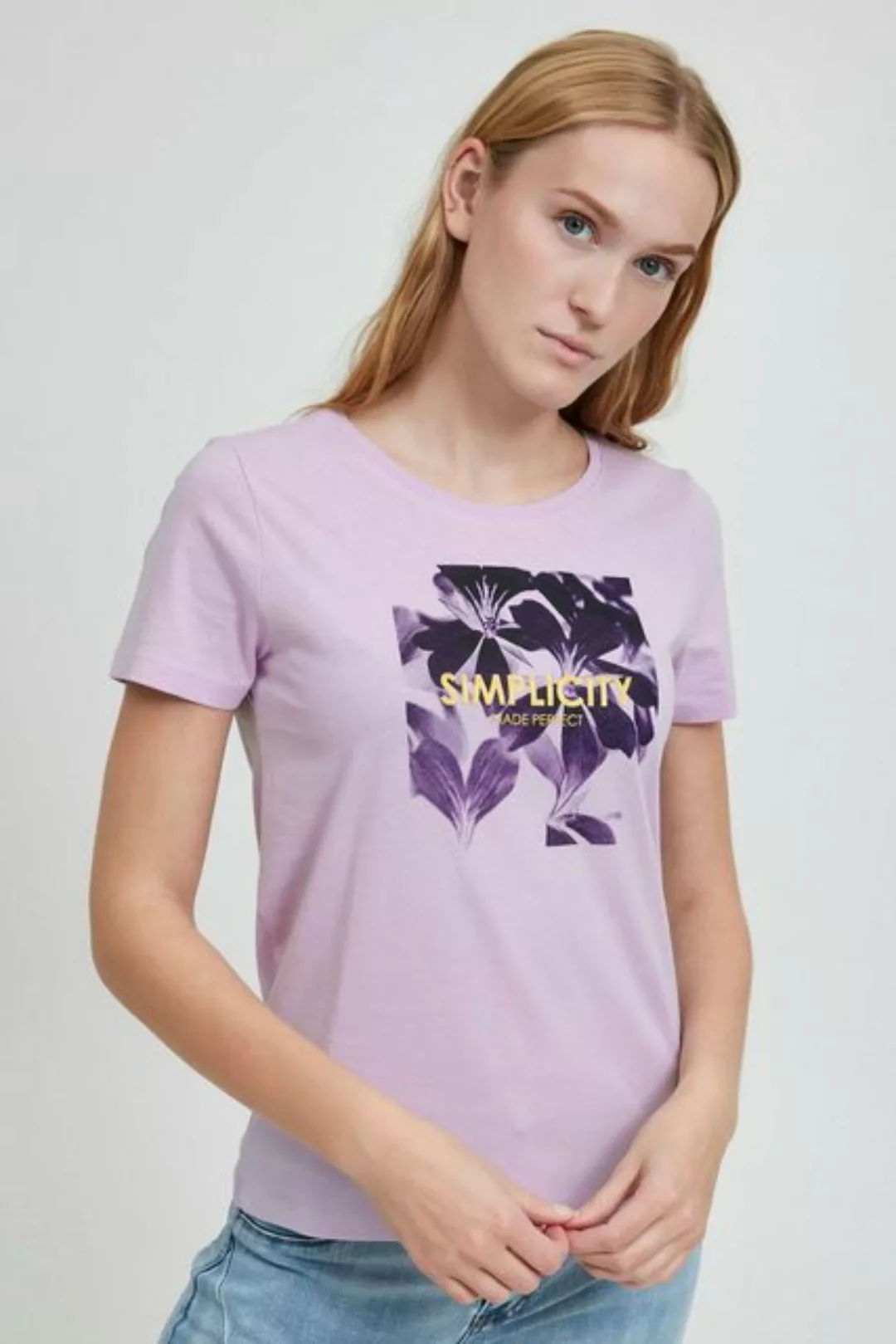 b.young T-Shirt BYSANLA LEAF TSHIRT -20811085 T-Shirt mit Fotoprint günstig online kaufen