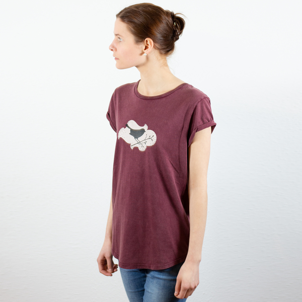 Damenshirt "Vogel", T-shirt, Gedrucktes Tier-motiv, Für Frauen, Natur, Mode günstig online kaufen