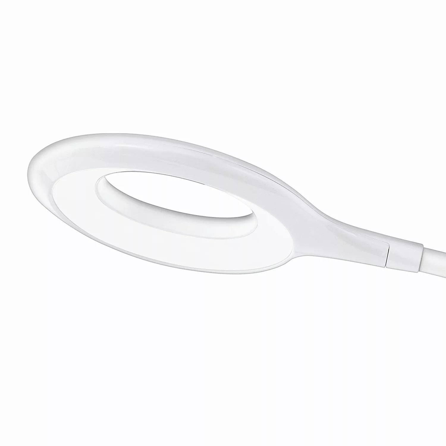 home24 Eglo LED-Tischleuchte Cabado I Modern Weiß Kunststoff 1-flammig mit günstig online kaufen