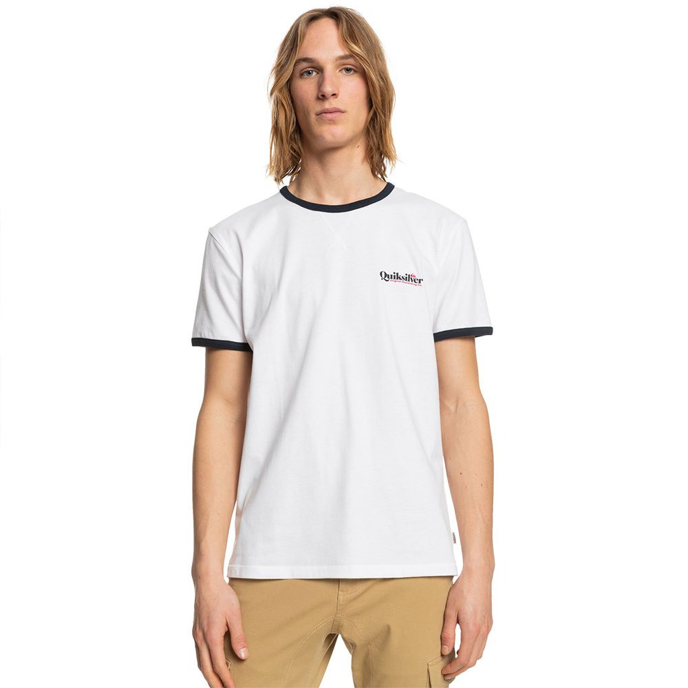 Quiksilver Sportsline Ringer Kurzärmeliges T-shirt XL White günstig online kaufen