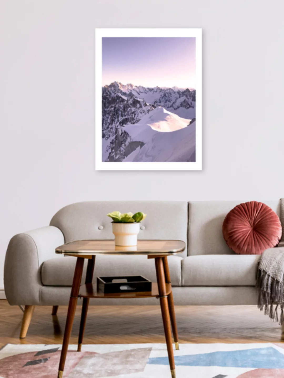 Poster / Leinwandbild - Mantika Mont Blanc günstig online kaufen