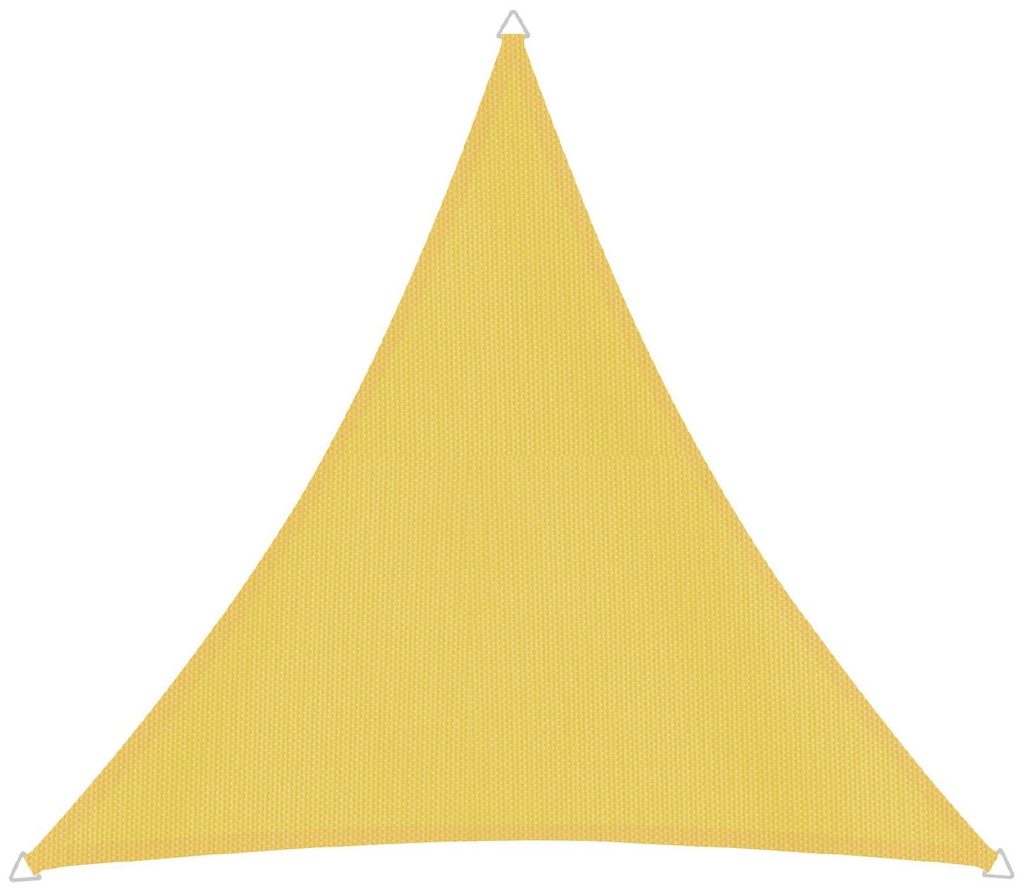 Windhager Sonnensegel "Cannes Dreieck", 3x3x3m, gelb günstig online kaufen