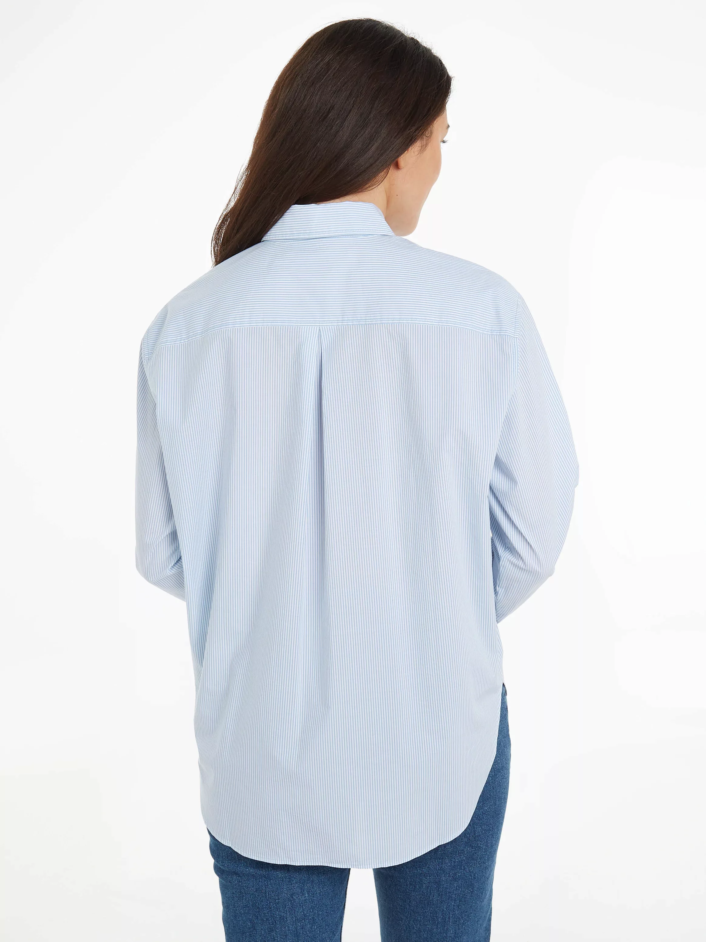 Calvin Klein Jeans Hemdbluse "WOVEN LABEL RELAXED SHIRT" günstig online kaufen