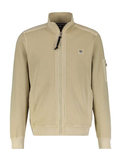 LERROS Sweatjacke "LERROS Strukturierte Sweatjacke mit Details" günstig online kaufen