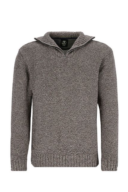 Hajo Strickpullover H Pullover TroyerMulticolor 100% Baumwolle camelmelange günstig online kaufen